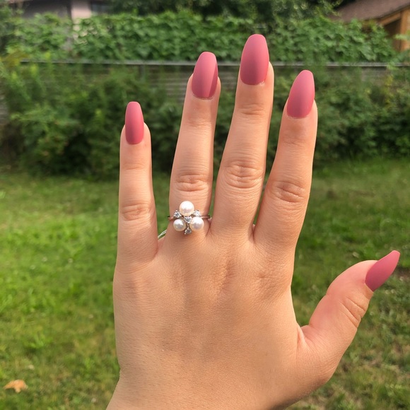 925 Sterling Silver Triple White Freshwater Pearl - Picture 3 of 7